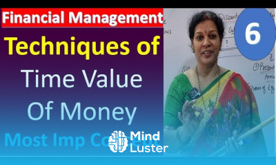 6 Techniques of Time Value Of Money Most Imp Concept from Financial Management Subject