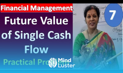 7 Future Value of Single Cash Flow Practical Problem from Time Value Of Money Financial Mgmt