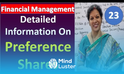 23 Detailed Information On Preference Shares from Financial Management Subject