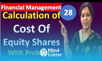 28 Calculation of Cost Of Equity Shares from Financial Management Subject