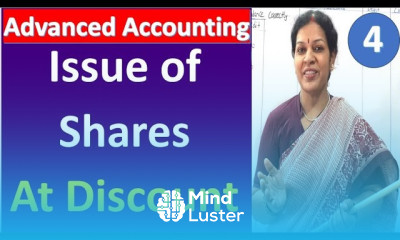 4 Issue of Shares At Discount from Advanced Accounting Subject
