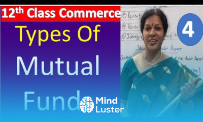 4 Types Of Mutual Funds From 12th Class Commerce BOM Subjects