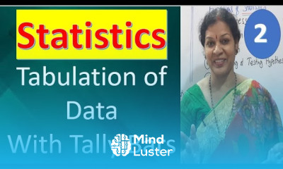 2 Tabulation of Data With Tally Bars from Statistics Subject