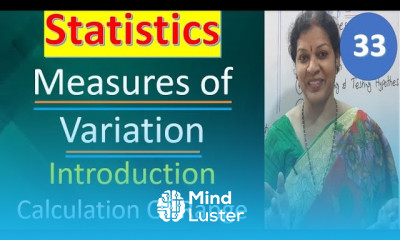 33 Measures of Variation Chapter Introduction Calculation Of The Range from Statistics Subject