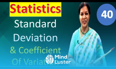 40 Standard Deviation Coefficient Of Variation from Statistics Subject