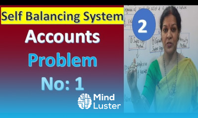 2 Self Balancing System Accounts Problem No 1 from Financial Accounting Subject