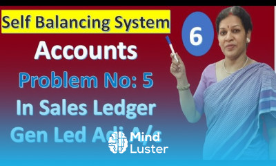 6 Self Balancing System Problem No 5 from Financial Accounting Subject