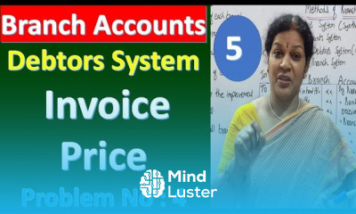 5 Branch Accounts Debtors System Invoice Price Problem No 4
