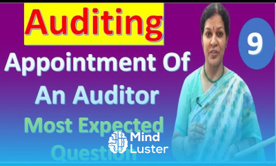 9 Appointment Of An Auditor Most Expected Question from Auditing Subject
