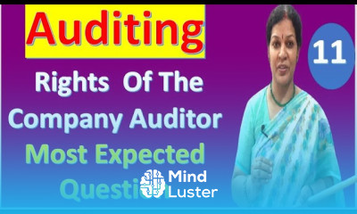 11 Rights Of The Company Auditor Most Expected Question from Auditing Subject