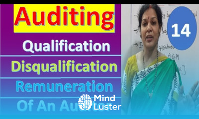 14 Qualification Disqualification Remuneration Of An Auditor from Auditing Subject
