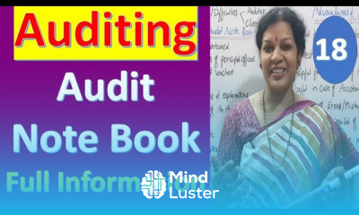 18 Audit Note Book Full Detailed Explanation From Auditing Subject