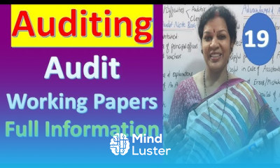 19 Audit Working Papers Detailed Information from Auditing Subject