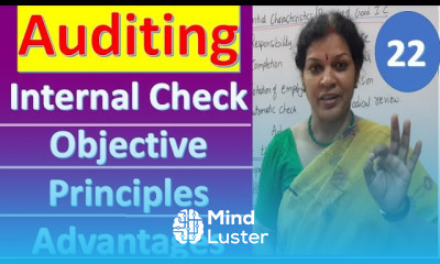 22 Internal Check Objectives Principles Advantages from Auditing Subject