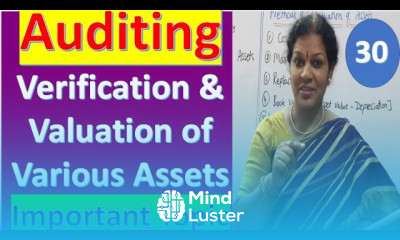30 Verification Valuation of Various Assets Important Topic from Auditing Subject
