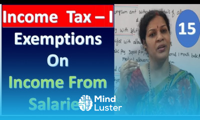 15 Exemptions on Income From Salaries From Income Tax Subject