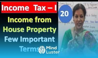 20 Income from House Property Few Important Terms from Income Tax Subject