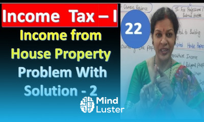 22 Income From House Property Problem No 2 from Income Tax Subject