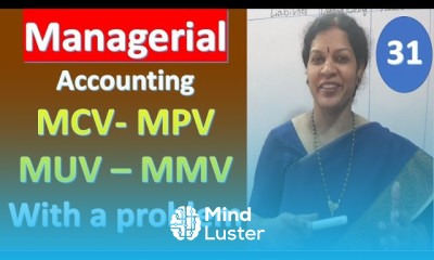 31 Material Cost Material Price Material Usage Material Mix Variance Problem With Solution