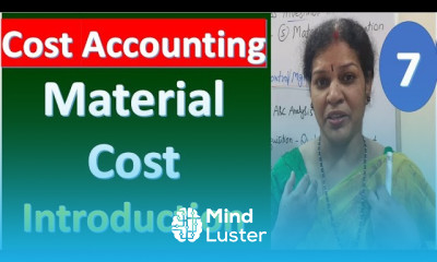 7 Cost Accounting MaterialCost Introduction