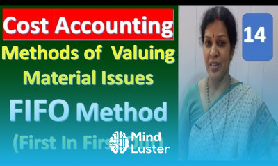 14 Methods of Valuing Material Issues FIFO Method First In First Out