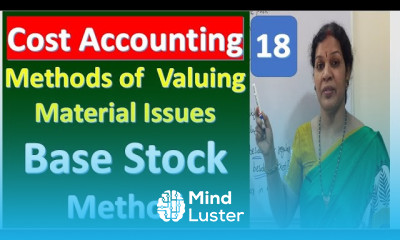 18 Base Stock Method Methods of Valuing Material Issues from Cost Accounting