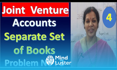4 Joint Venture Accounts Separate Set of Books Problem No 3