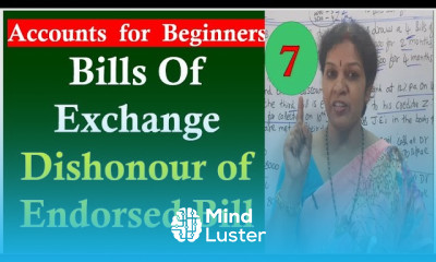 59 Dishonor of Endorsed Bill In Financial Accounting from Bills Of Exchange Chapter