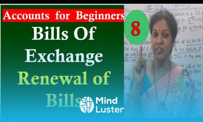 60 Renewal Of Bill From Bills Of Exchange in Financial Accounting