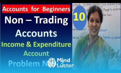 10 Income Expenditure Account Problem Number Number 3