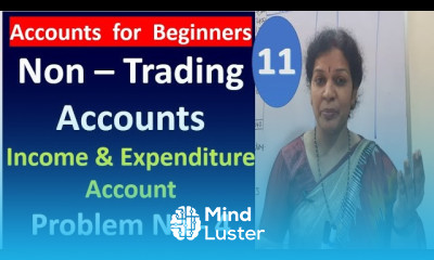 11 Income Expenditure Account Problem Number Number 4