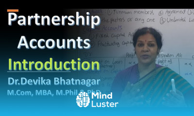 1 Introduction of Partnership Accounts In Financial Accounting