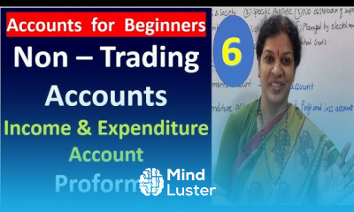 6 Non Trading Accounts Income Expenditure Account Proforma