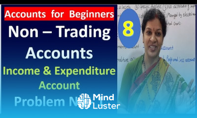 8 Income Expenditure Account Problem No 1