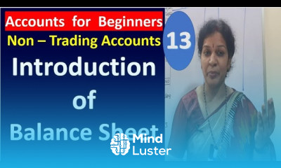 13 Balance Sheet Proforma in Non Trading Accounts