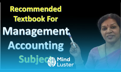 Recommended Text Book Management Accounting Subject