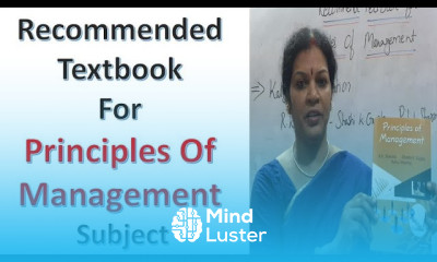 Recommended Textbook For Principles Of Management Subject