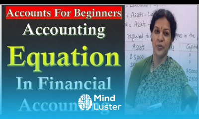 3 Accounting Equation In Financial Accounting
