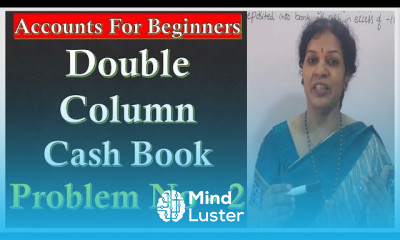 15 Double Two Column Cash Book Problem Number 2