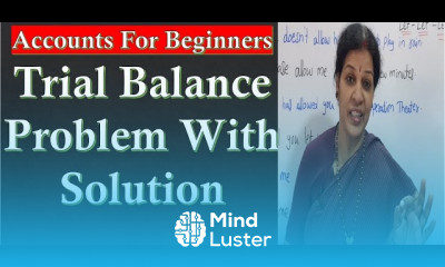 22 Trail Balance Problem With Solution