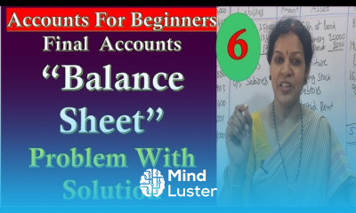28 Simple Problem To Workout Balance Sheet In Final Accounts