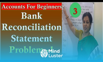 44 Bank Reconciliation Statement Problem Number 1 From Financial Accounting