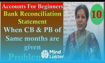 51 Bank Reconciliation Statement Overdraft Problem No 8 from Financial Accounting