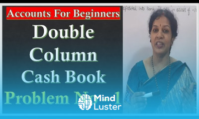 14 Double Two Column Cash Book Problem Number 1
