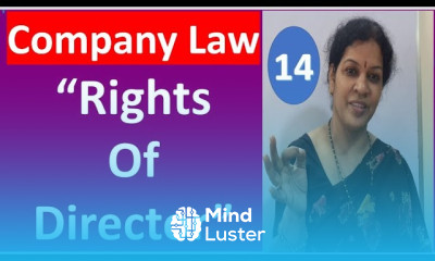 14 Rights Of Director Company Law Subject
