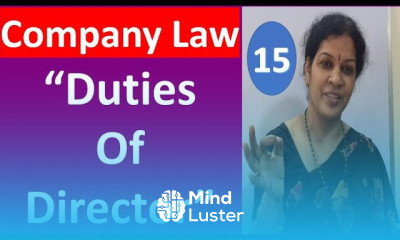 15 Duties of Director Company Law Subject
