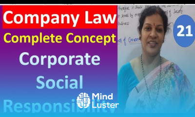21 Complete Concept Of Corporate Social Responsibility Company Law