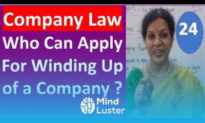 Who can apply for voluntary winding up Company Law