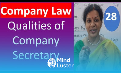 28 Qualities of Company Secretary Company Law Subject