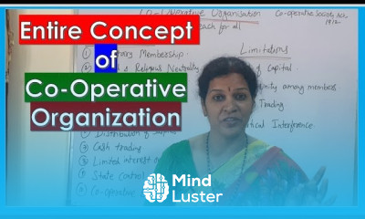 Total Concept of Cooperative Organization in BOM Subject